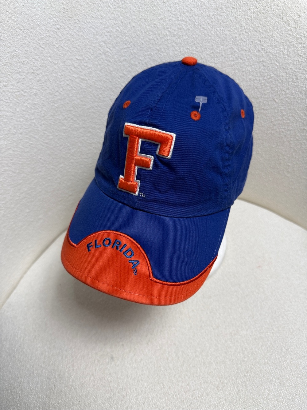 Florida Embroidered F Logo Baseball Cap - Blue & Orange